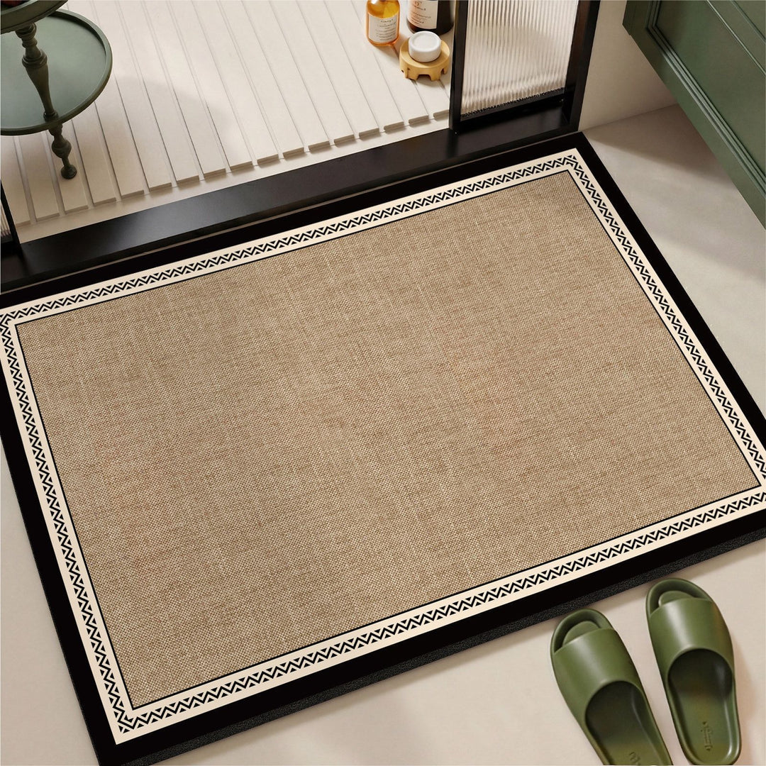 Elegante Vintage Bloemenprint Vloermat