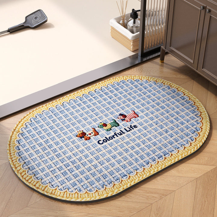 Decoratieve Hart-Thema Badmat