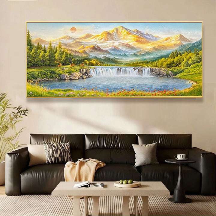 Scenisch Berglandschap Wandkunst