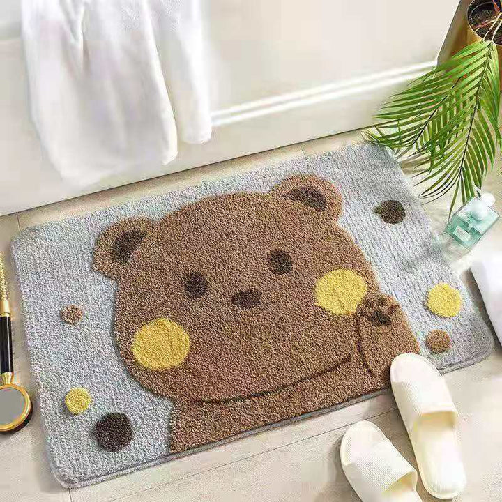 Pluche Badkamer Quote Mat