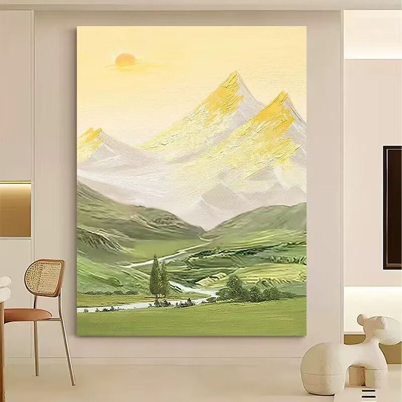 Schilderachtig Landschap Canvas Kunst