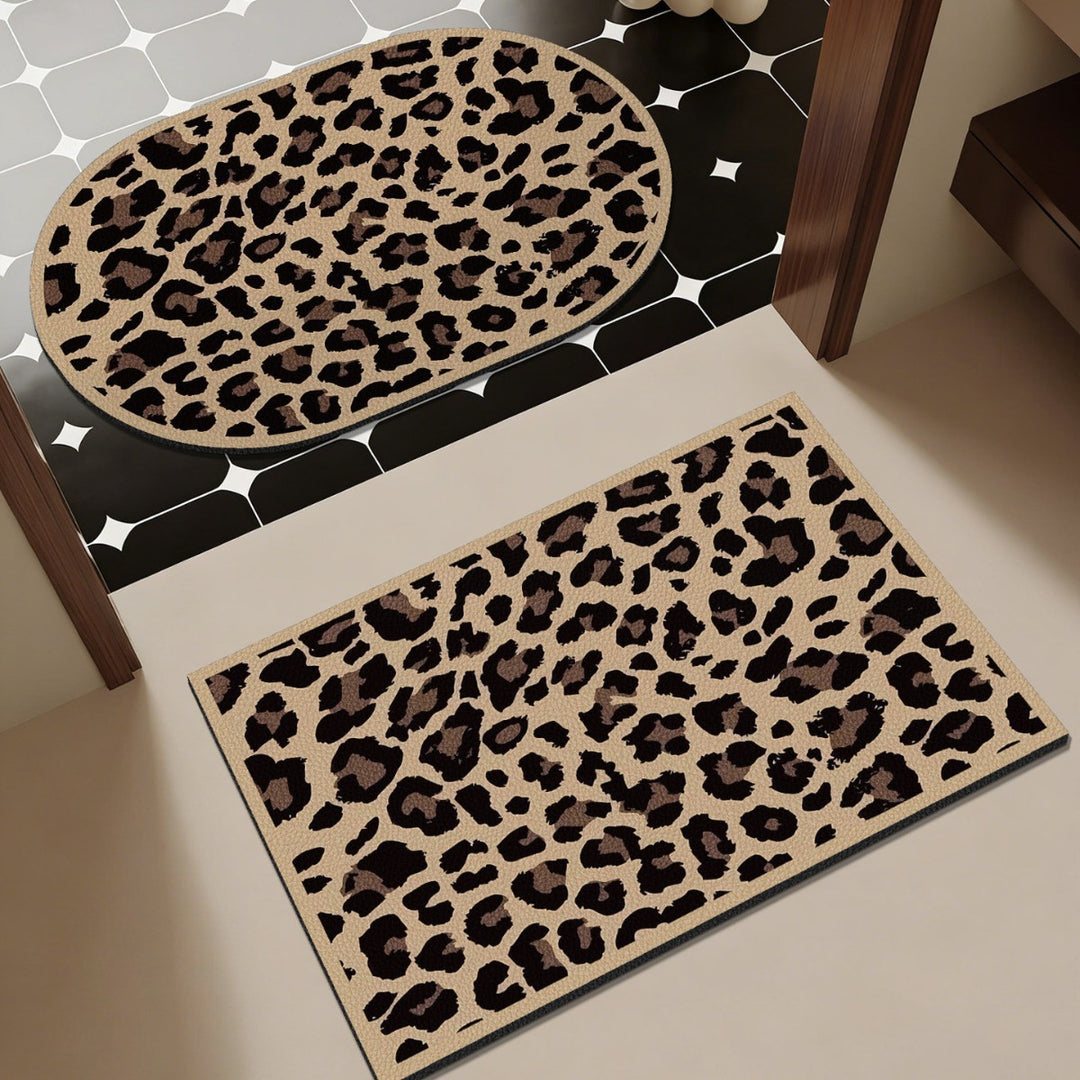 Pluche Luipaardprint Vloerkleed