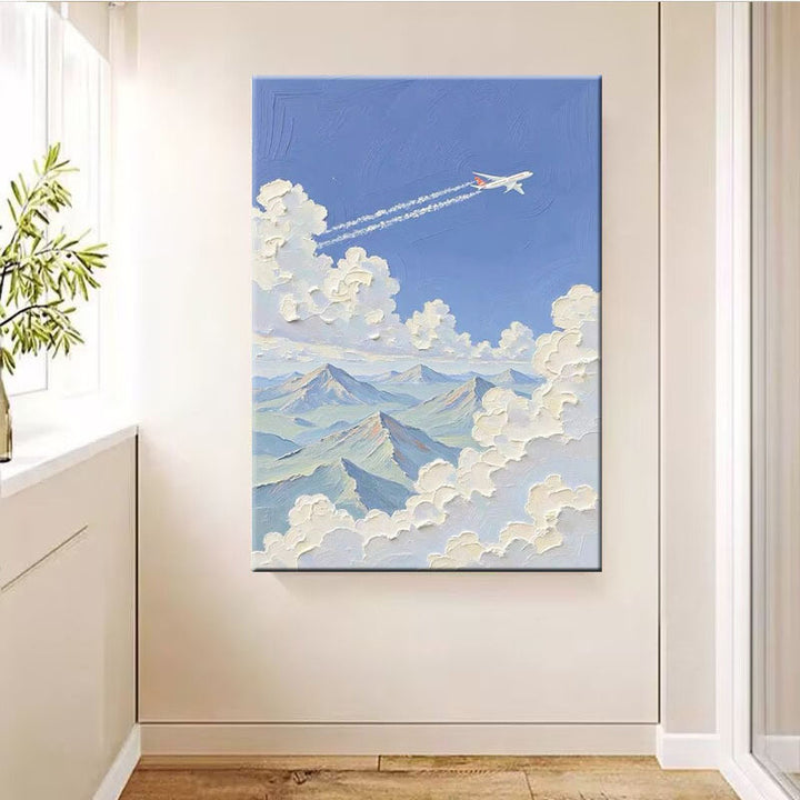 Scenisch lucht- en bergkunst