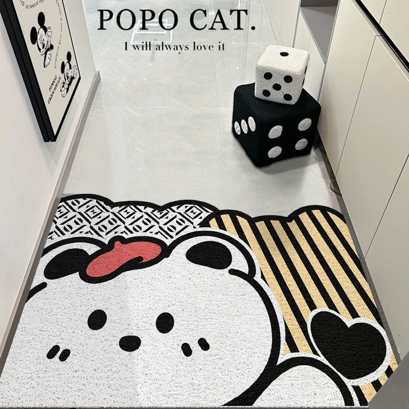 Artistiek Bloemrijk Patroon Entrance Mat