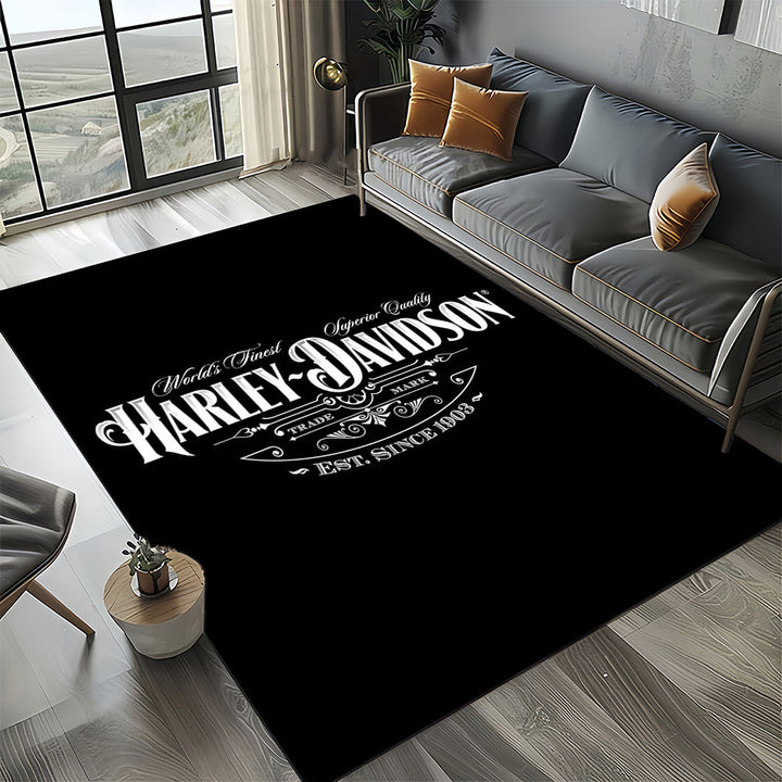 Harley Davidson Logo Vloerkleed