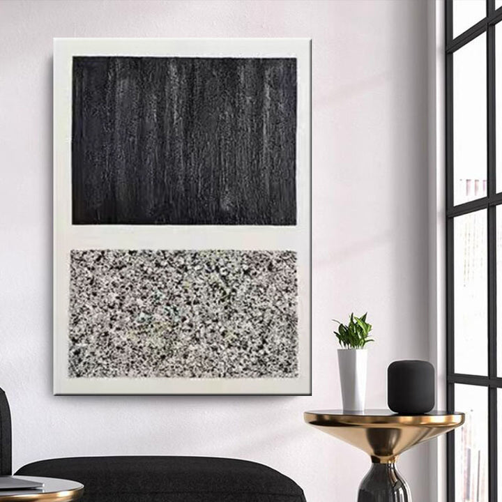 Abstract Canvas Muurkunst met Textuur Detail