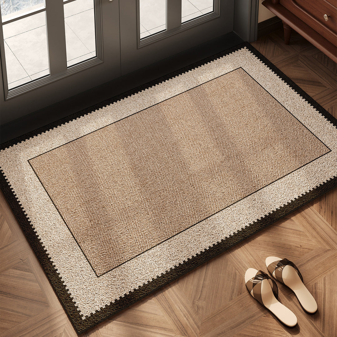 Elegante Visgraat Design Entree Mat voor Thuis