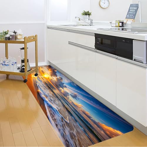 Abstract Patroon Keuken Loper Mat