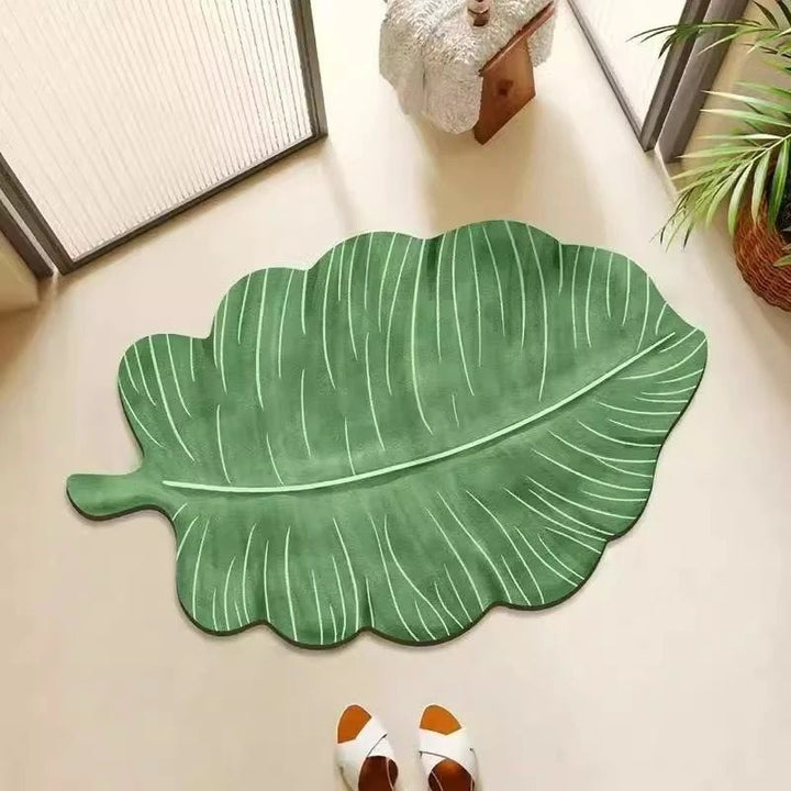 Bladvormig Decoratief Vloerkleed