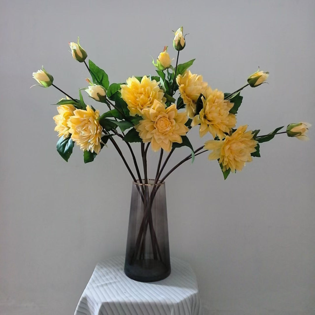 Realistische Kunstmatige Dahlia Steel
