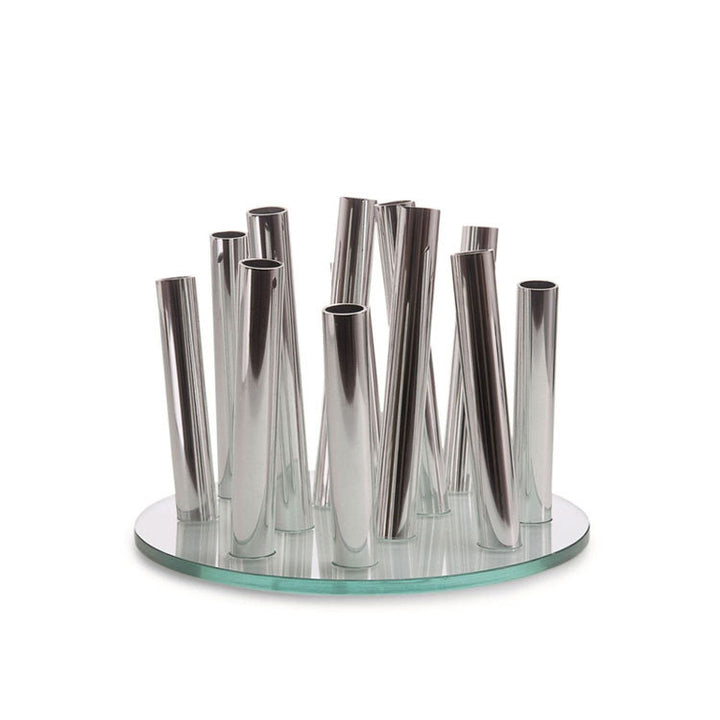 Hedendaagse Abstracte Metalen Vaasje