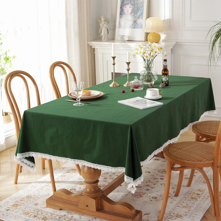 Elegante Tafelkleed met Kant Trim