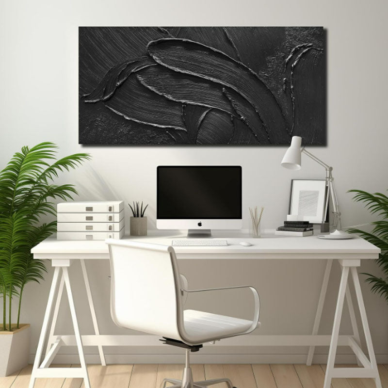 Textured Abstracte Olie Schilderij