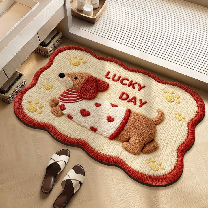 Decoratieve Honden-Thema Vloerkleed