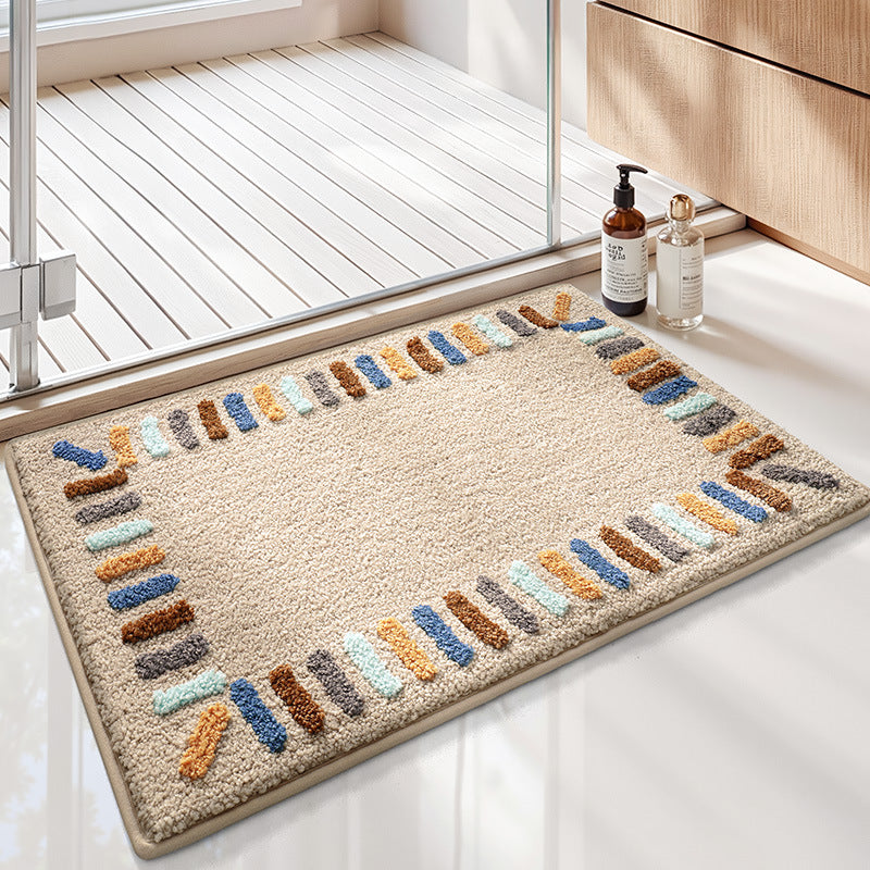 Luxueuze Textuur Badmat voor Badkamer Woondecoratie
