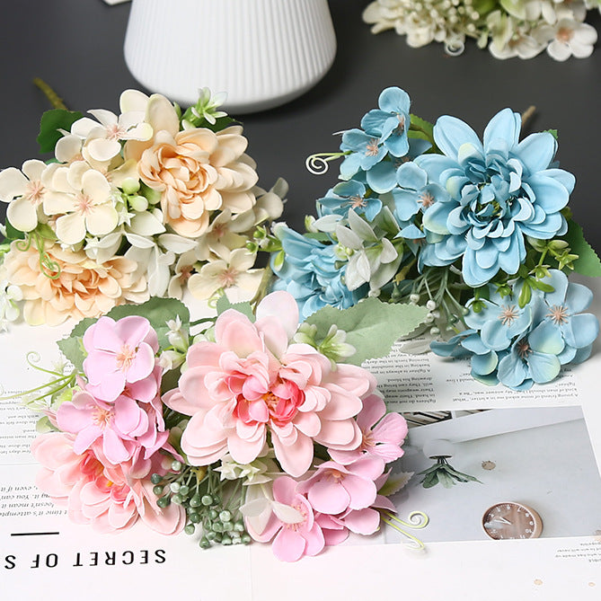 Elegante Synthetische Bloemenboeket voor Huishouddecoratie