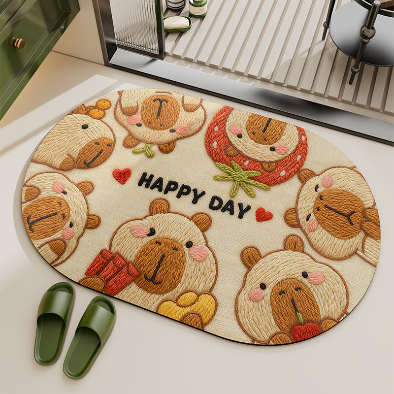 Speelse Dierenthema Vloerkleed