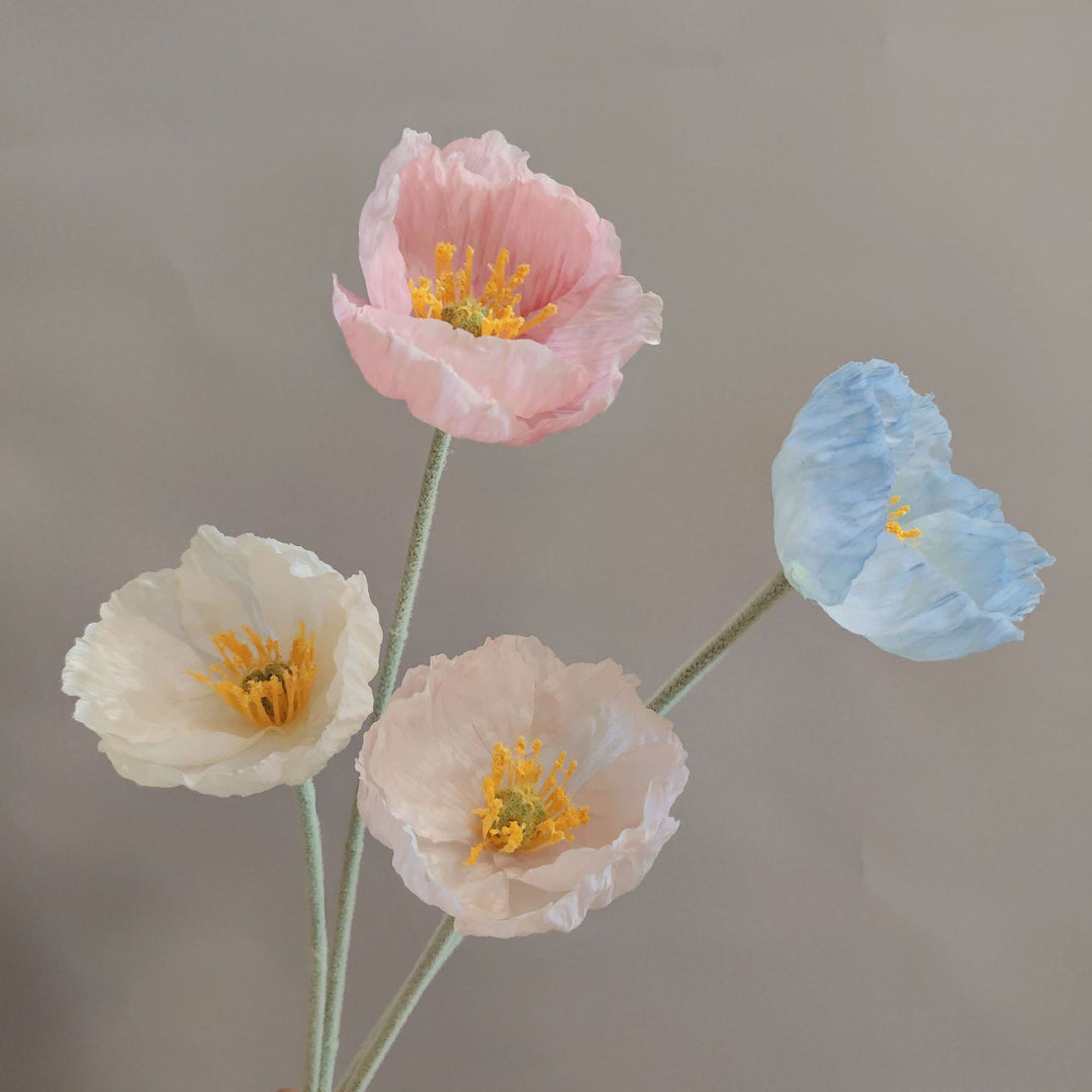 Elegante Nep Klaproos Bloem Steel