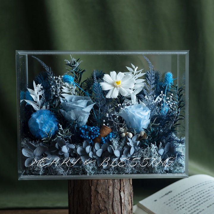Geverfde Bloemen Display Doos