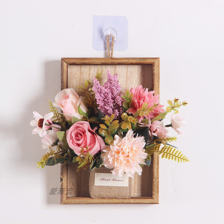 Wandgemonteerde Decoratieve Bloemrijke Hangplant