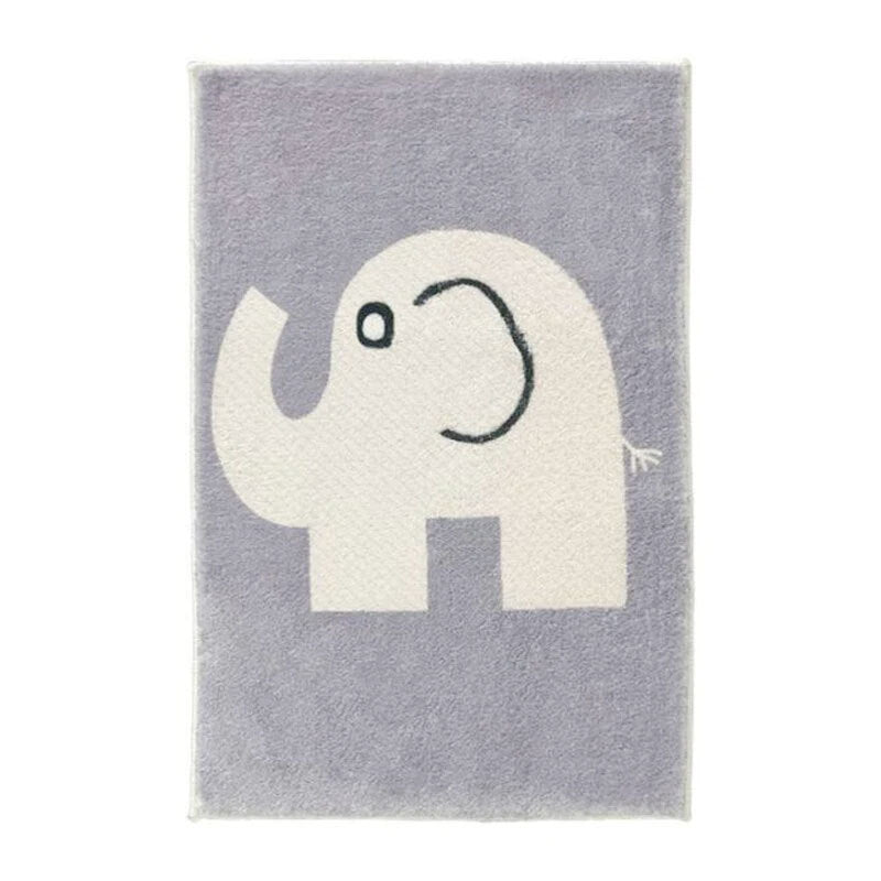 Schattige konijnenthema decoratieve vloerkleed voor thuis