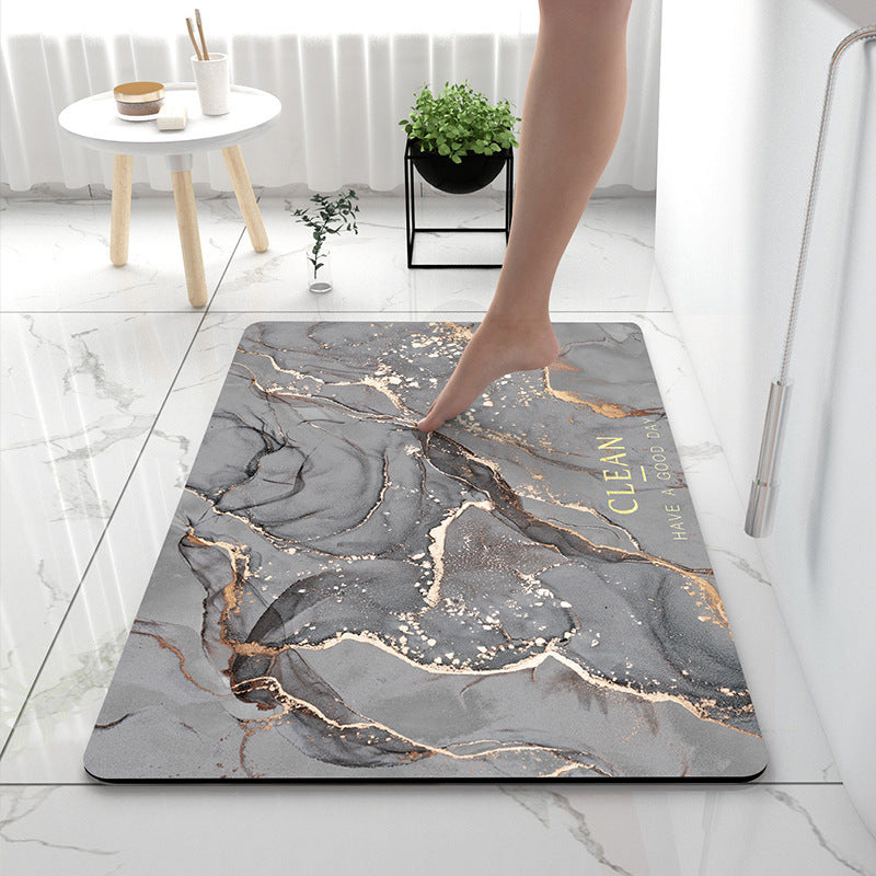 Anti-slip Marmer Design Badmat