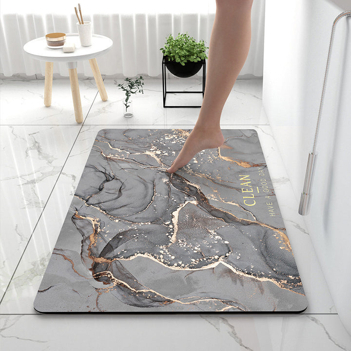 Anti-slip Marmer Design Badmat