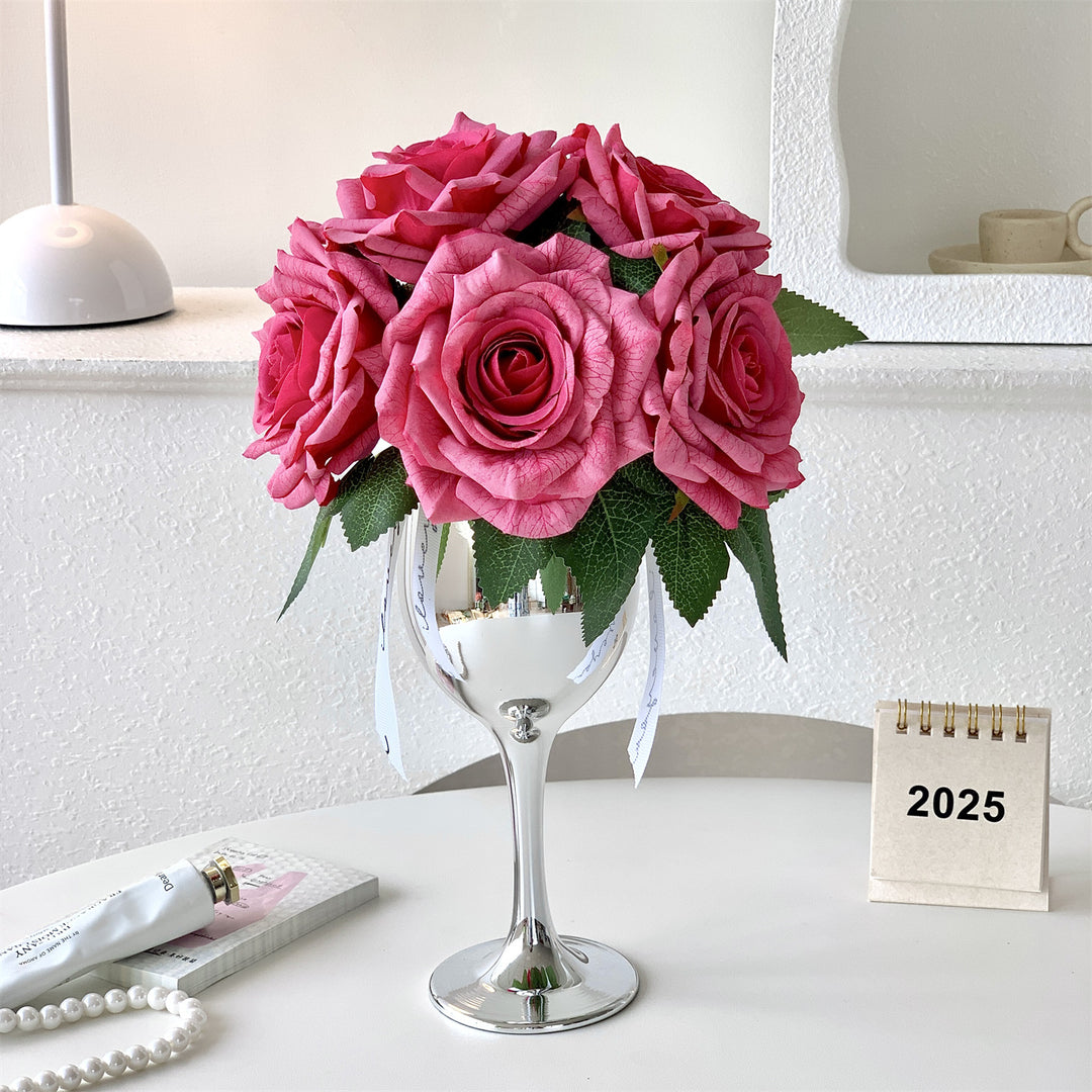 Luxe Zijde Rozen Boeket