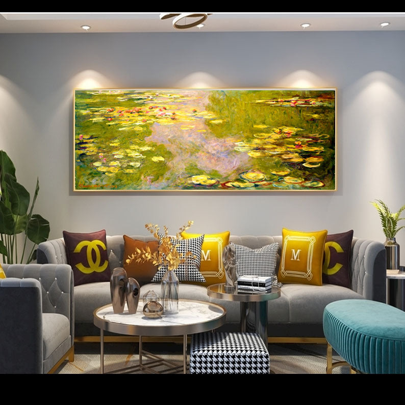 Grote Landschap Gecadreerd Canvas Kunst