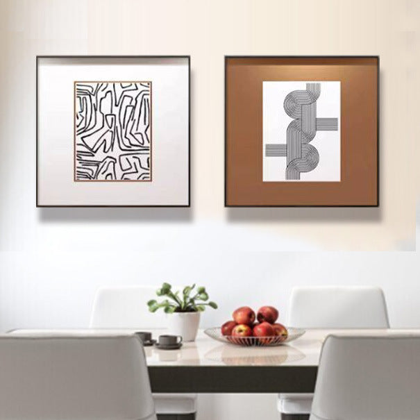 Abstracte Lijn Kunstlijst Weergave