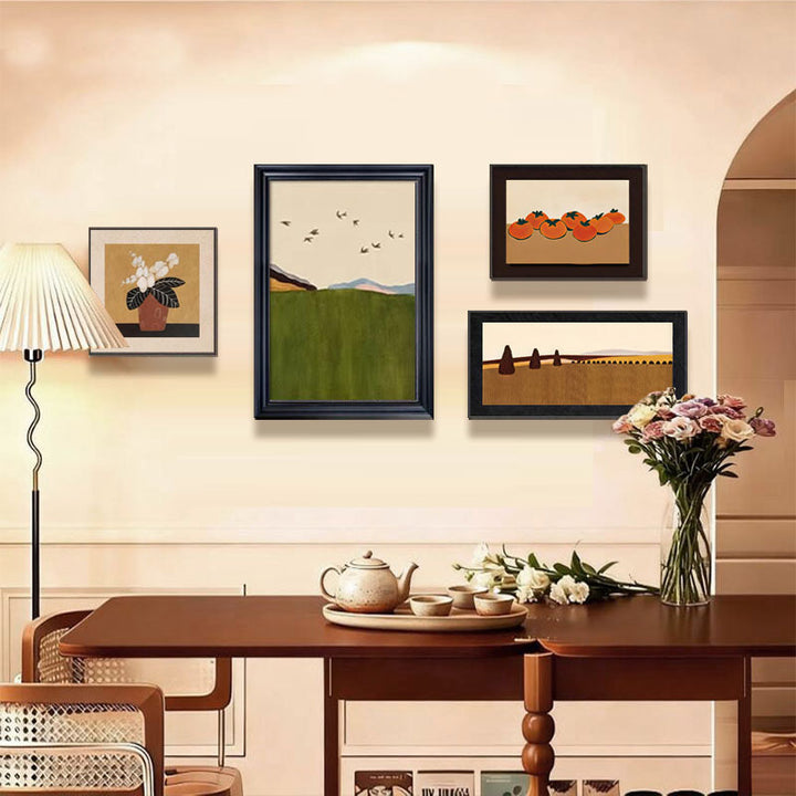hedendaagse natuurthema kunstwerk