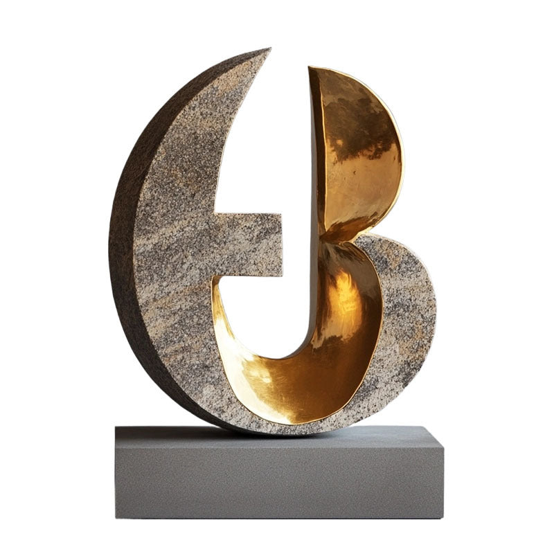 Abstract Decoratieve Knoop Sculptuur