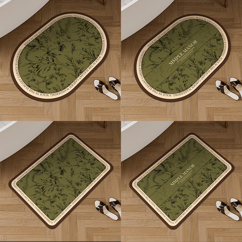 Ovale Botanische Vloermat