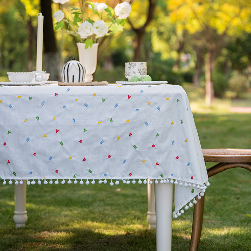 Decoratieve Pom Pom Tafelkleed
