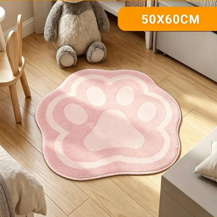 Pootvormige Pluche Vloerkleed