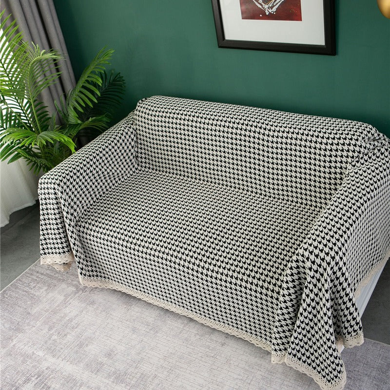 Elegante Houndstooth Bankhoes