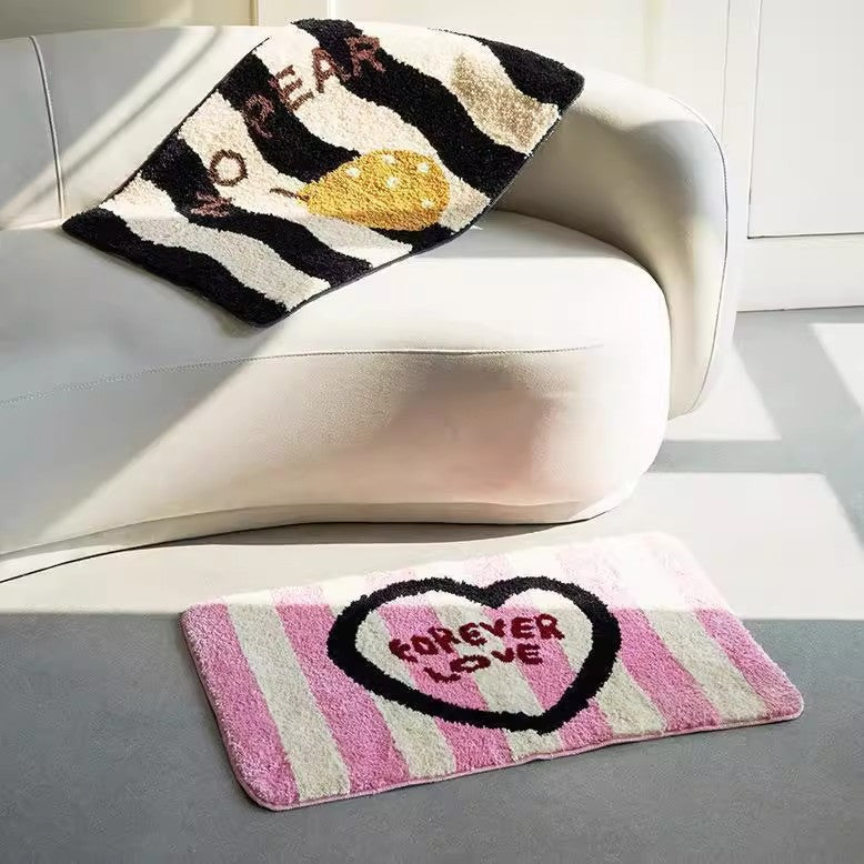 Decoratieve Pluche Badmat