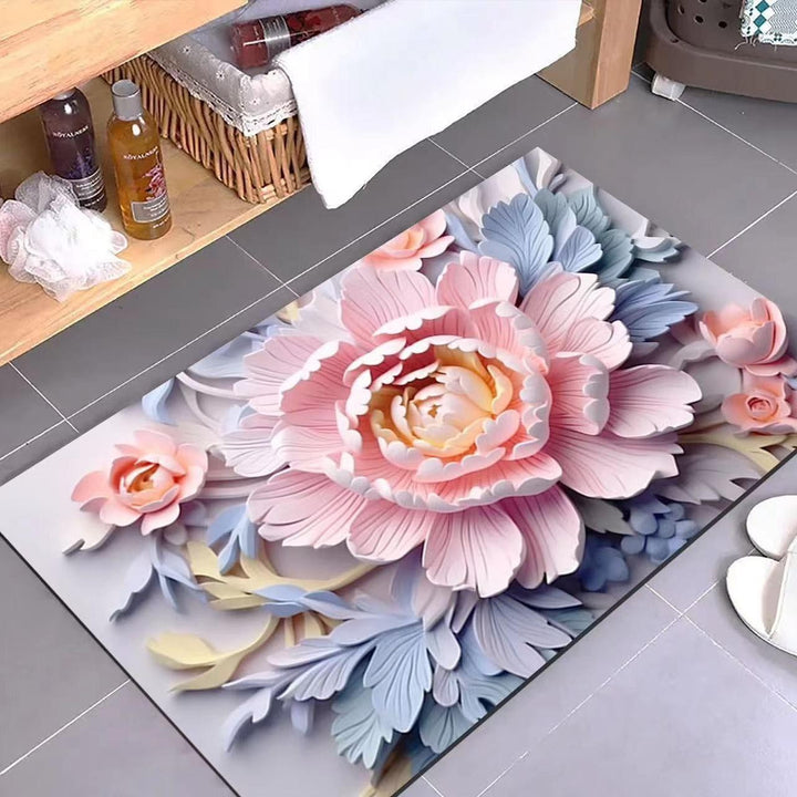 Bloemmotief Mat
