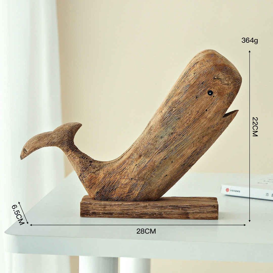 Decoratieve Walvis Sculptuur Display