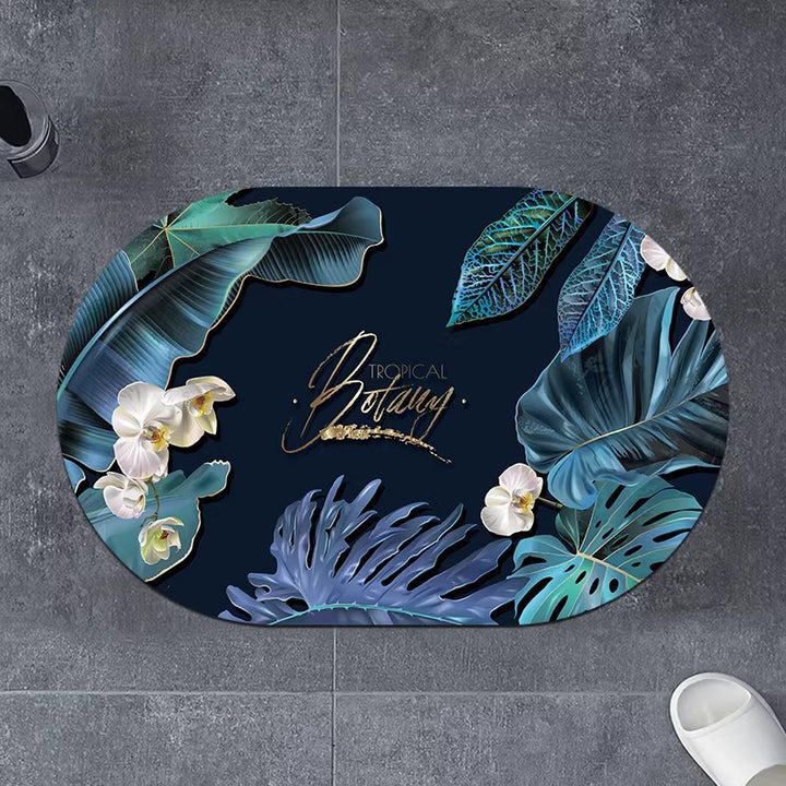 Zachte Geheugenschuim Decoratieve Badloper