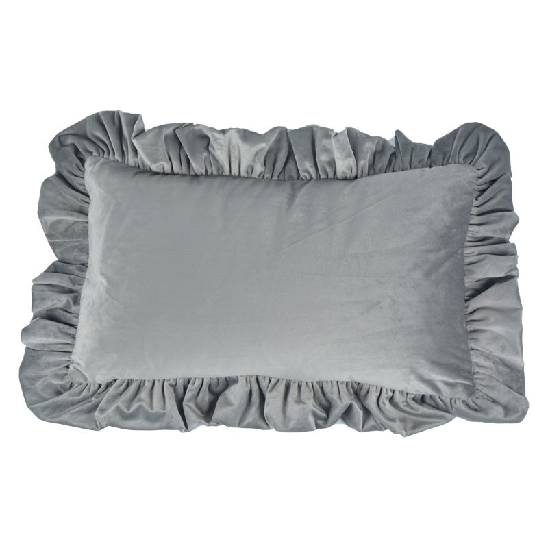 Luxe Rimpel Decoratief Kussen