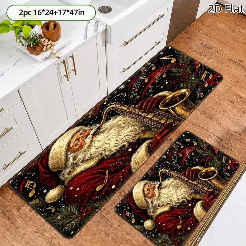 Kerst-Thema Keukenmat Set