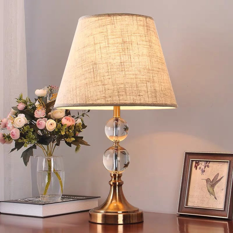 Elegante Kristallen Basis Tafel Lamp