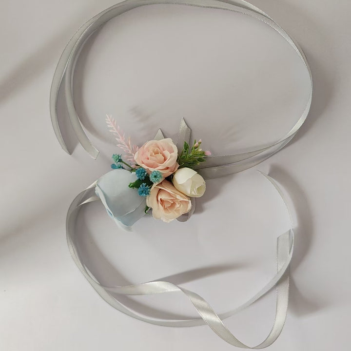 Stijlvolle Bloemen Haar Corsage