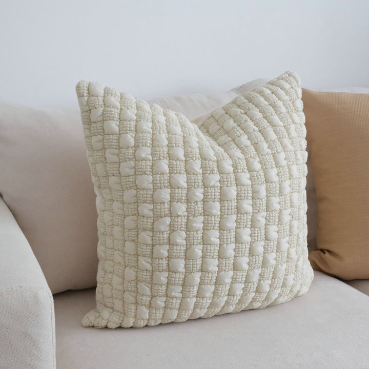 Textured Woven Accent Kussen voor Woondecoratie