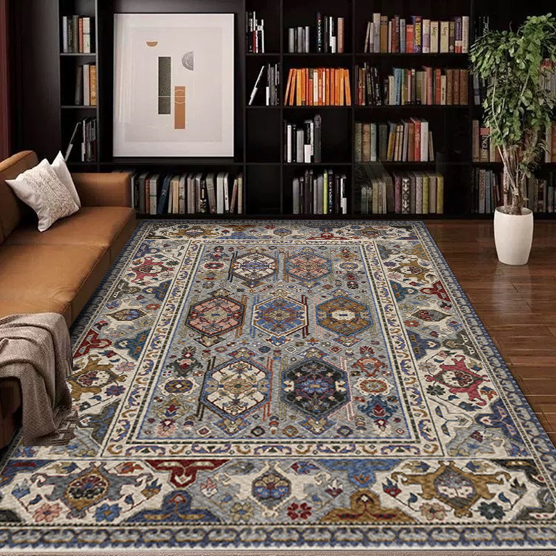 Vintage-Inspirerende Geometrische Tapijt