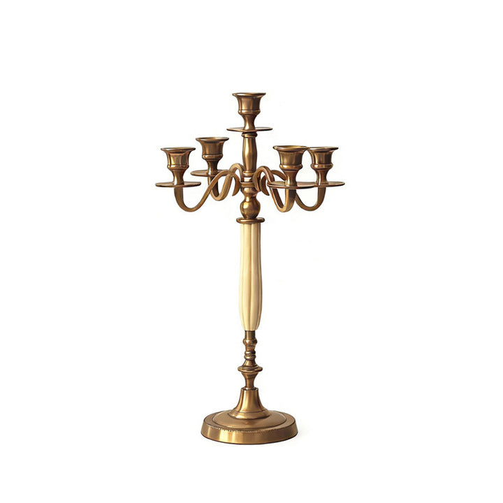 Elegante metalen kaarsenhouder