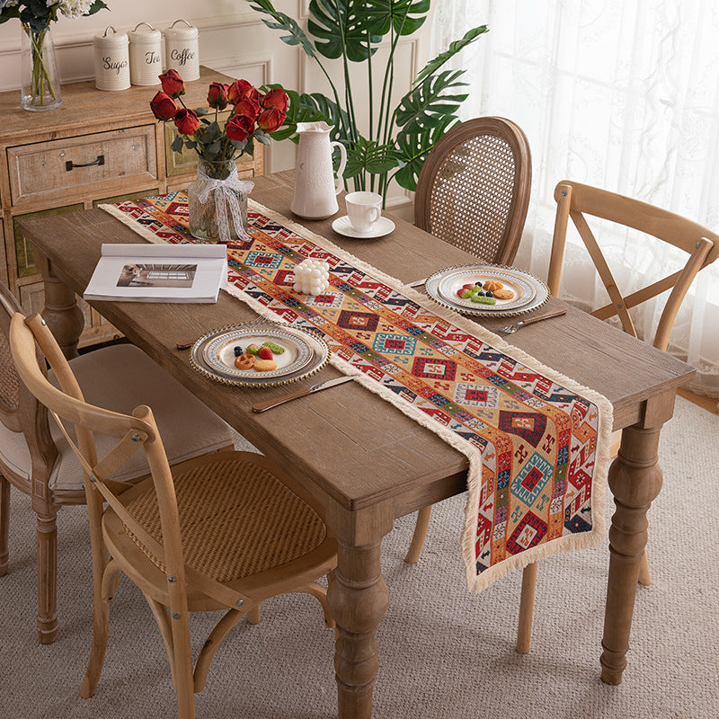 Decoratieve Bloemenprint Tafelkleed