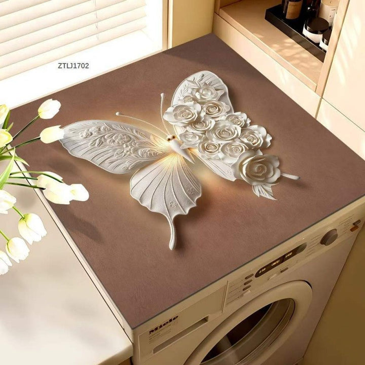 Decoratieve Vlinder en Roos Kunstmat