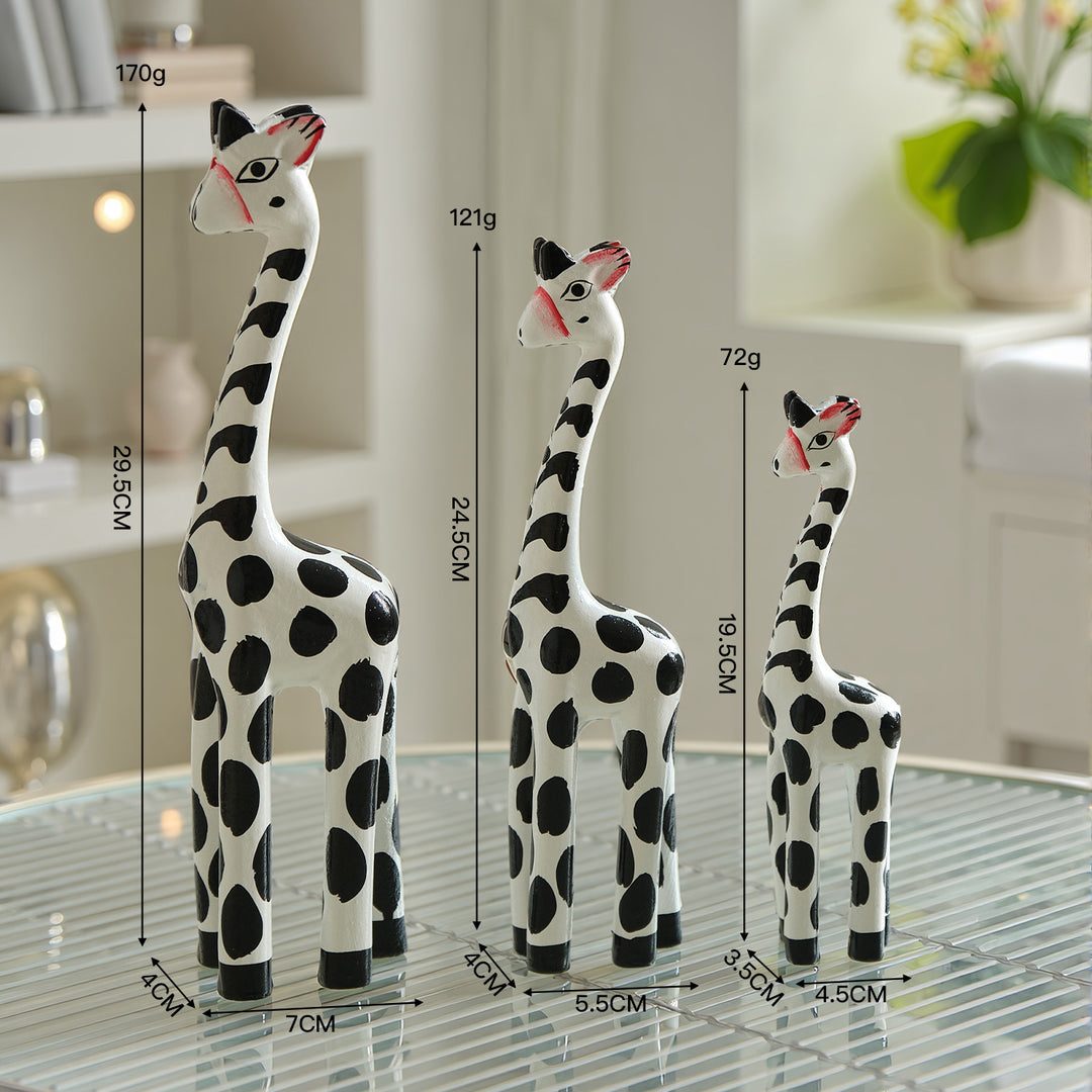 Handgemaakte Giraffe Decoratieve Standbeeld